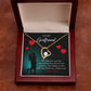 To My Girlfriend Fate Meeting Forever Necklace w Message Card-Express Your Love Gifts