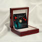 To My Girlfriend Forever and Always Infinity Knot Necklace Message Card-Express Your Love Gifts