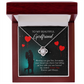 To My Girlfriend Forever and Always Infinity Knot Necklace Message Card-Express Your Love Gifts