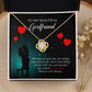 To My Girlfriend Forever and Always Infinity Knot Necklace Message Card-Express Your Love Gifts