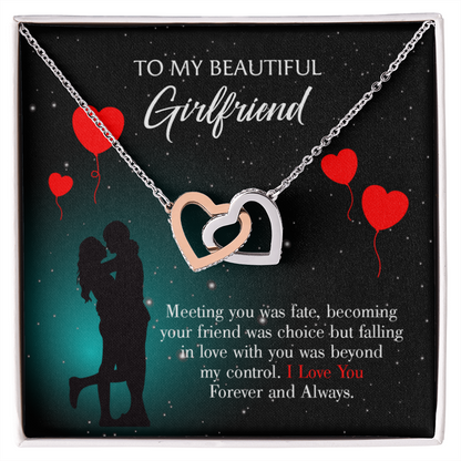 To My Girlfriend Forever and Always Inseparable Necklace-Express Your Love Gifts