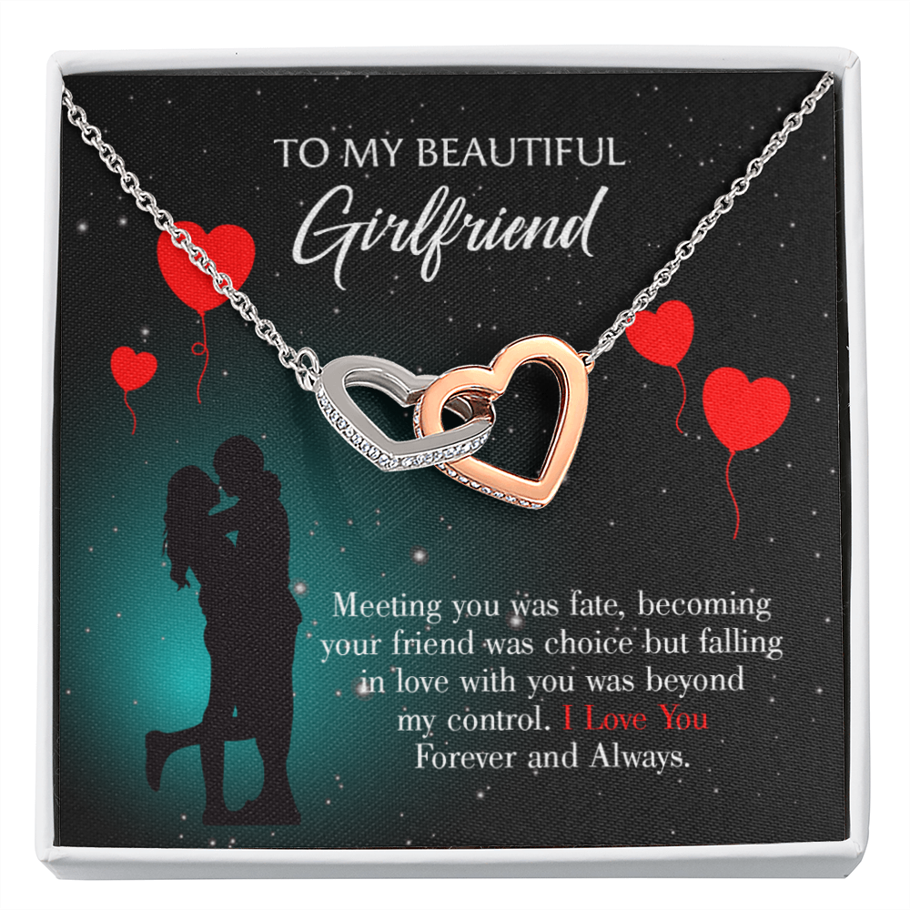To My Girlfriend Forever and Always Inseparable Necklace-Express Your Love Gifts