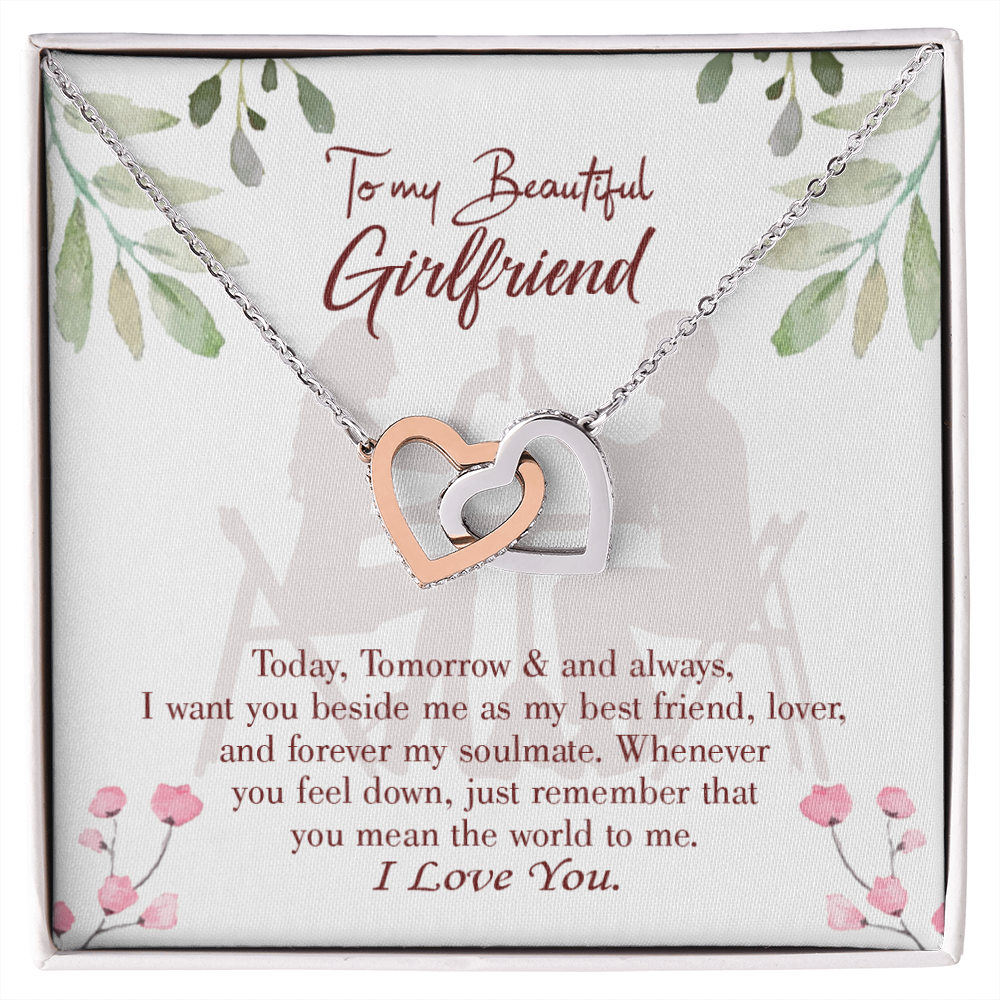 To My Girlfriend Forever my Soulmate Inseparable Necklace-Express Your Love Gifts