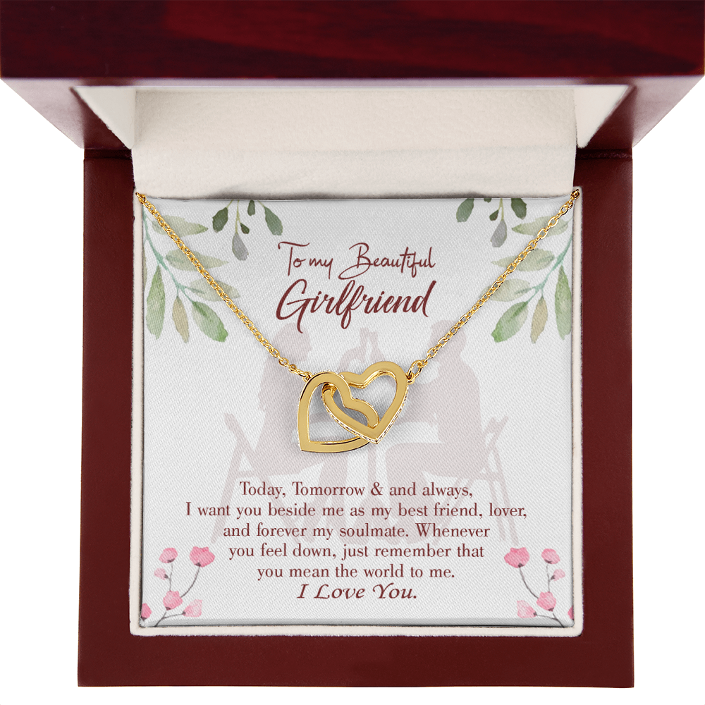 To My Girlfriend Forever my Soulmate Inseparable Necklace-Express Your Love Gifts