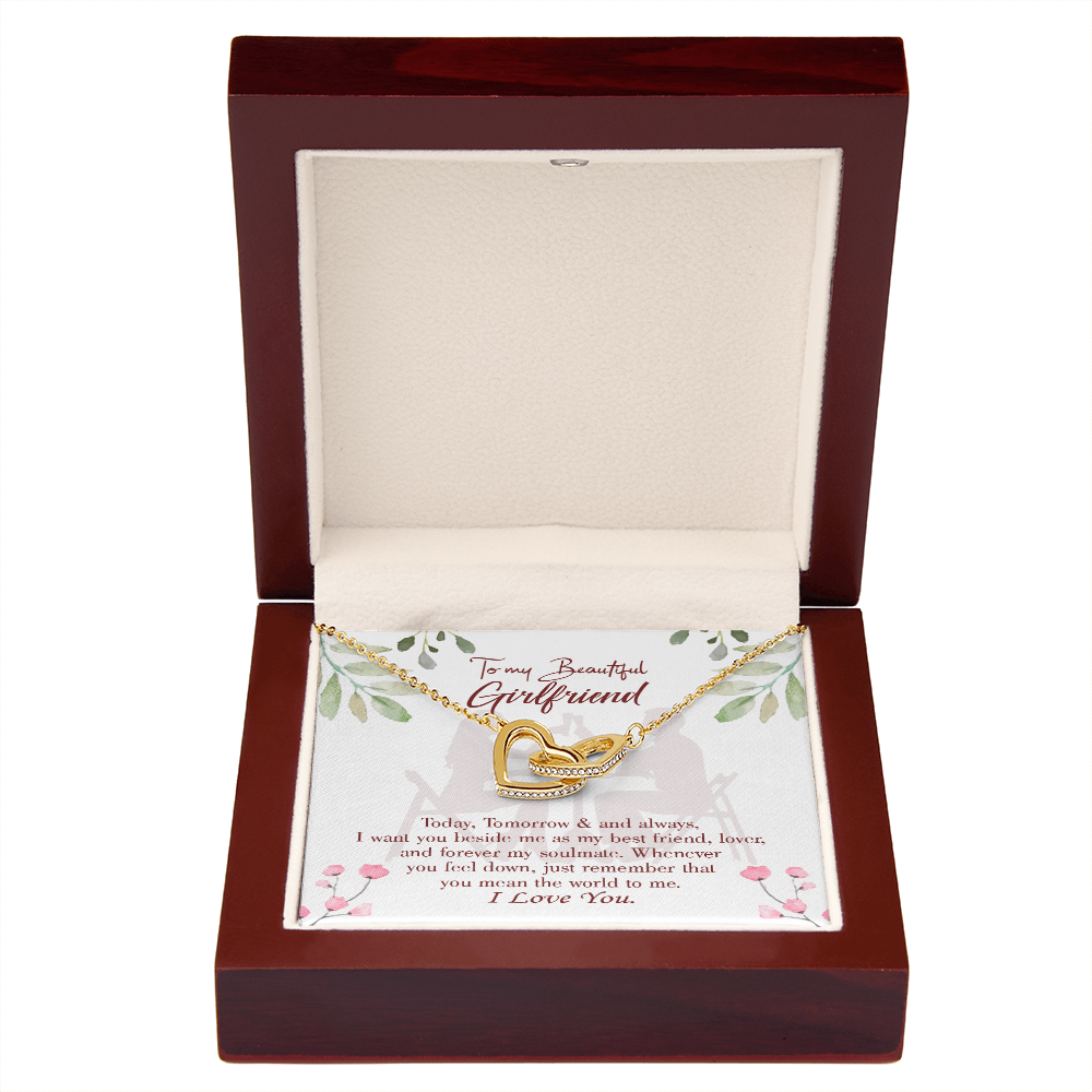 To My Girlfriend Forever my Soulmate Inseparable Necklace-Express Your Love Gifts