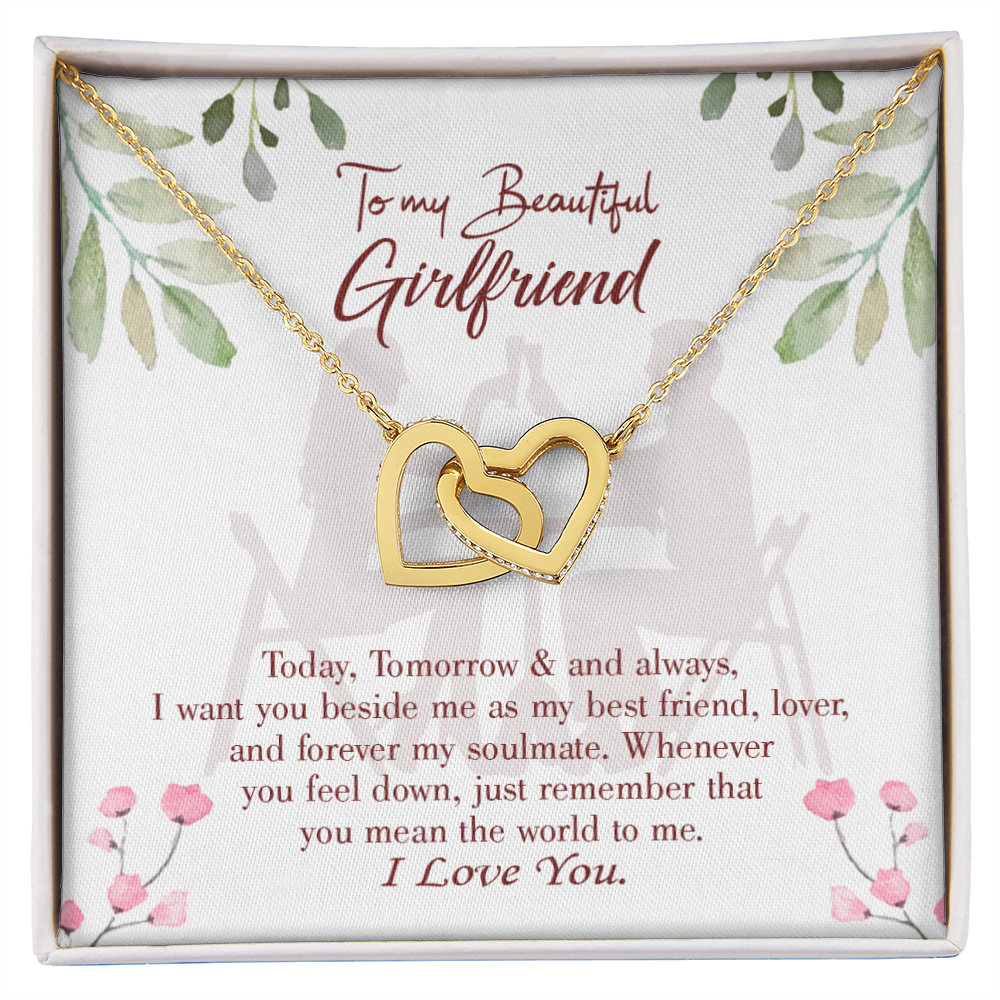 To My Girlfriend Forever my Soulmate Inseparable Necklace-Express Your Love Gifts