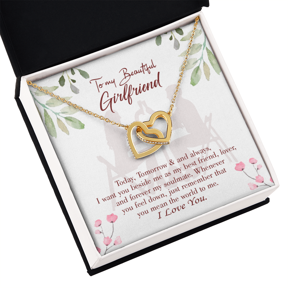To My Girlfriend Forever my Soulmate Inseparable Necklace-Express Your Love Gifts