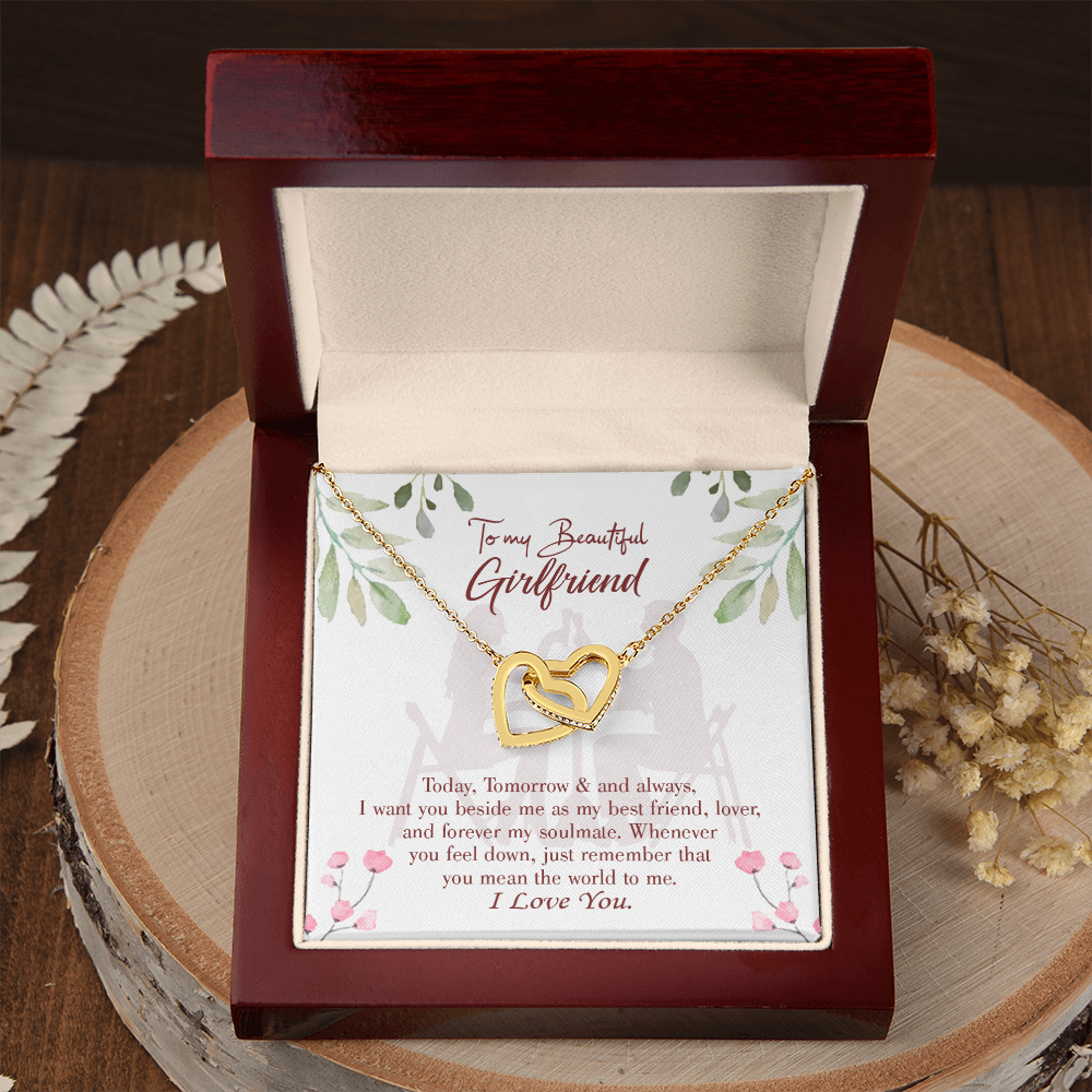 To My Girlfriend Forever my Soulmate Inseparable Necklace-Express Your Love Gifts