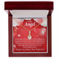 To My Girlfriend Forgive Me Alluring Ribbon Necklace Message Card-Express Your Love Gifts