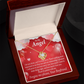 To My Girlfriend Forgive Me Infinity Knot Necklace Message Card-Express Your Love Gifts