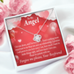 To My Girlfriend Forgive Me Infinity Knot Necklace Message Card-Express Your Love Gifts