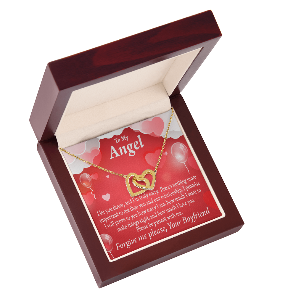 To My Girlfriend Forgive Me Inseparable Necklace-Express Your Love Gifts