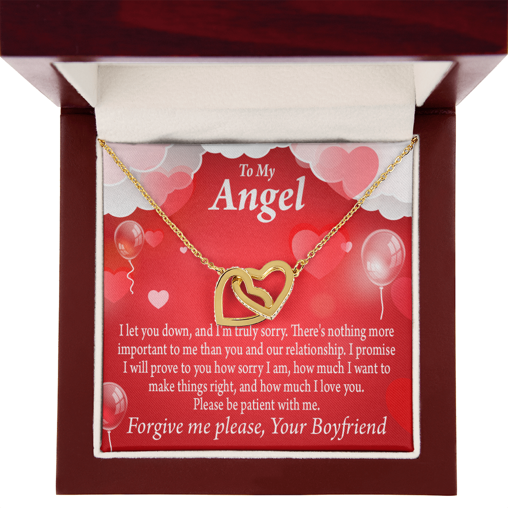 To My Girlfriend Forgive Me Inseparable Necklace-Express Your Love Gifts