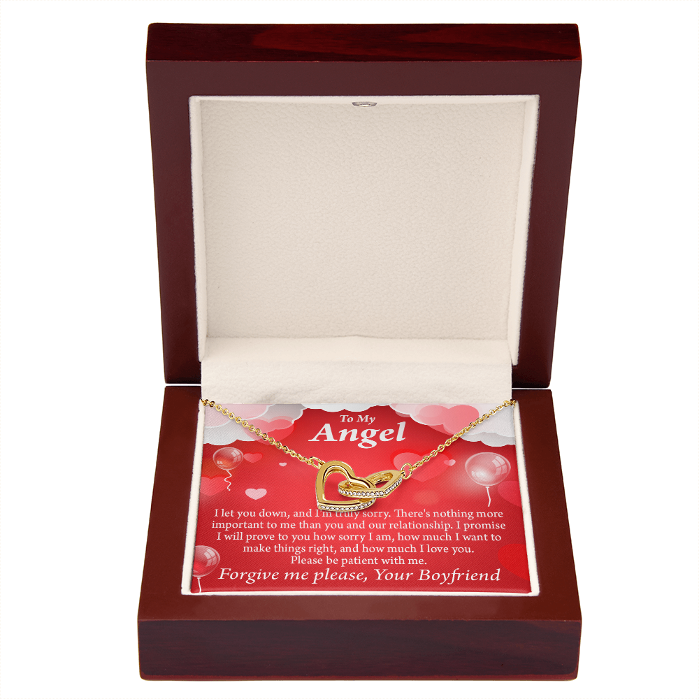 To My Girlfriend Forgive Me Inseparable Necklace-Express Your Love Gifts