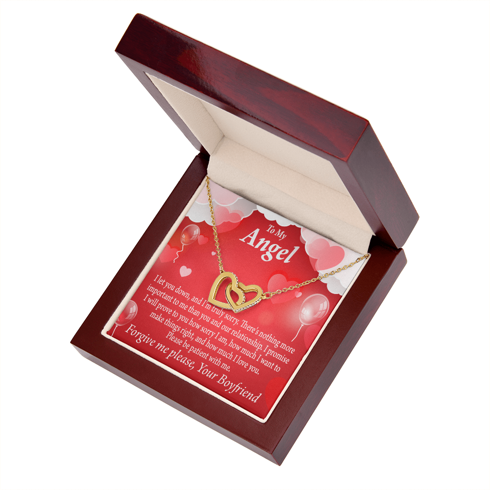To My Girlfriend Forgive Me Inseparable Necklace-Express Your Love Gifts