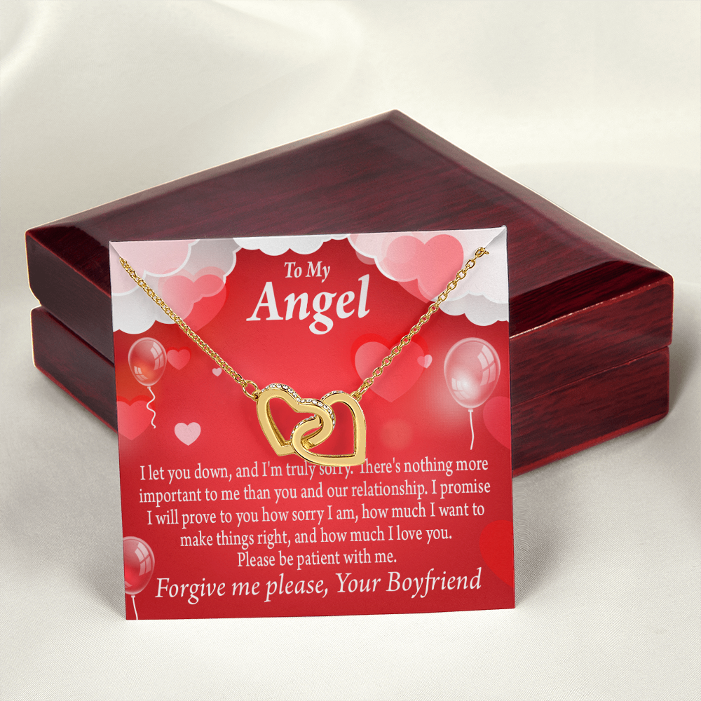 To My Girlfriend Forgive Me Inseparable Necklace-Express Your Love Gifts