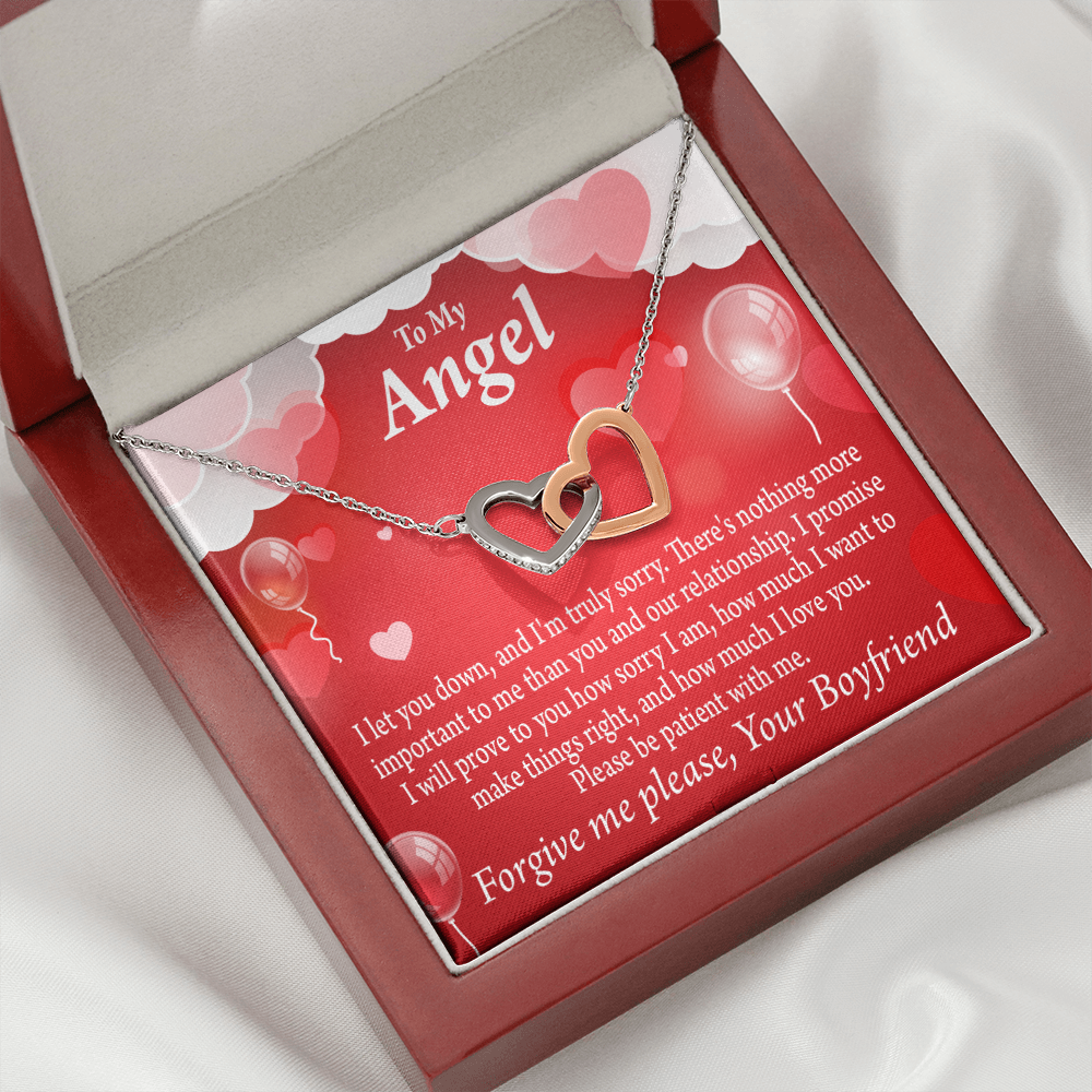 To My Girlfriend Forgive Me Inseparable Necklace-Express Your Love Gifts