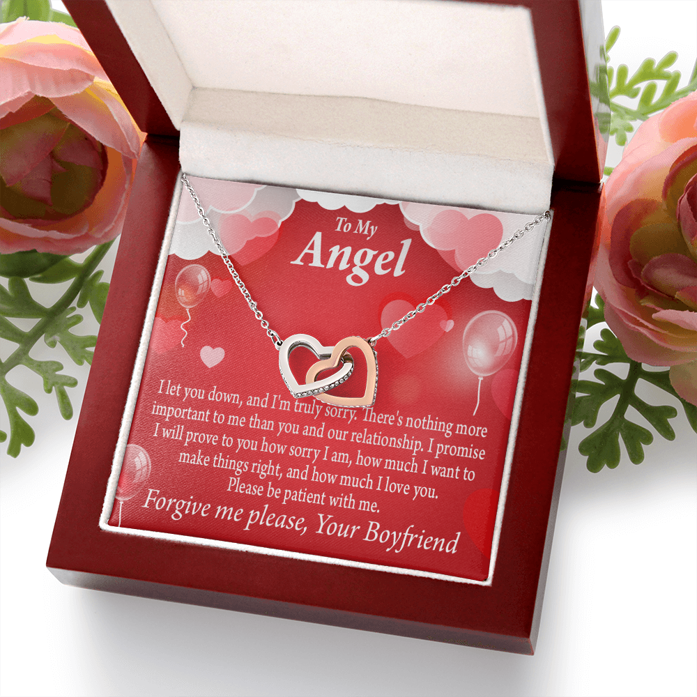 To My Girlfriend Forgive Me Inseparable Necklace-Express Your Love Gifts