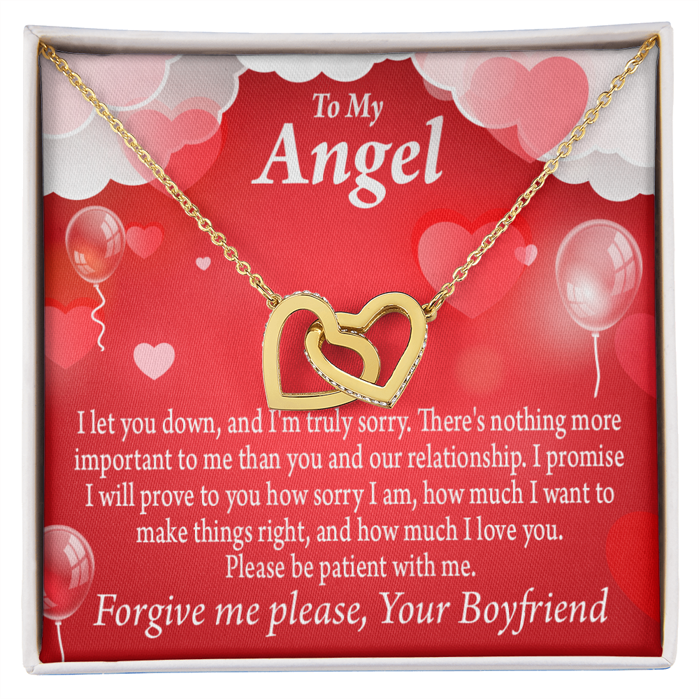 To My Girlfriend Forgive Me Inseparable Necklace-Express Your Love Gifts