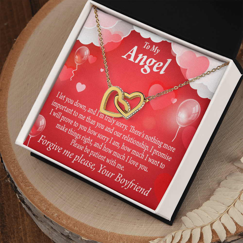To My Girlfriend Forgive Me Inseparable Necklace-Express Your Love Gifts