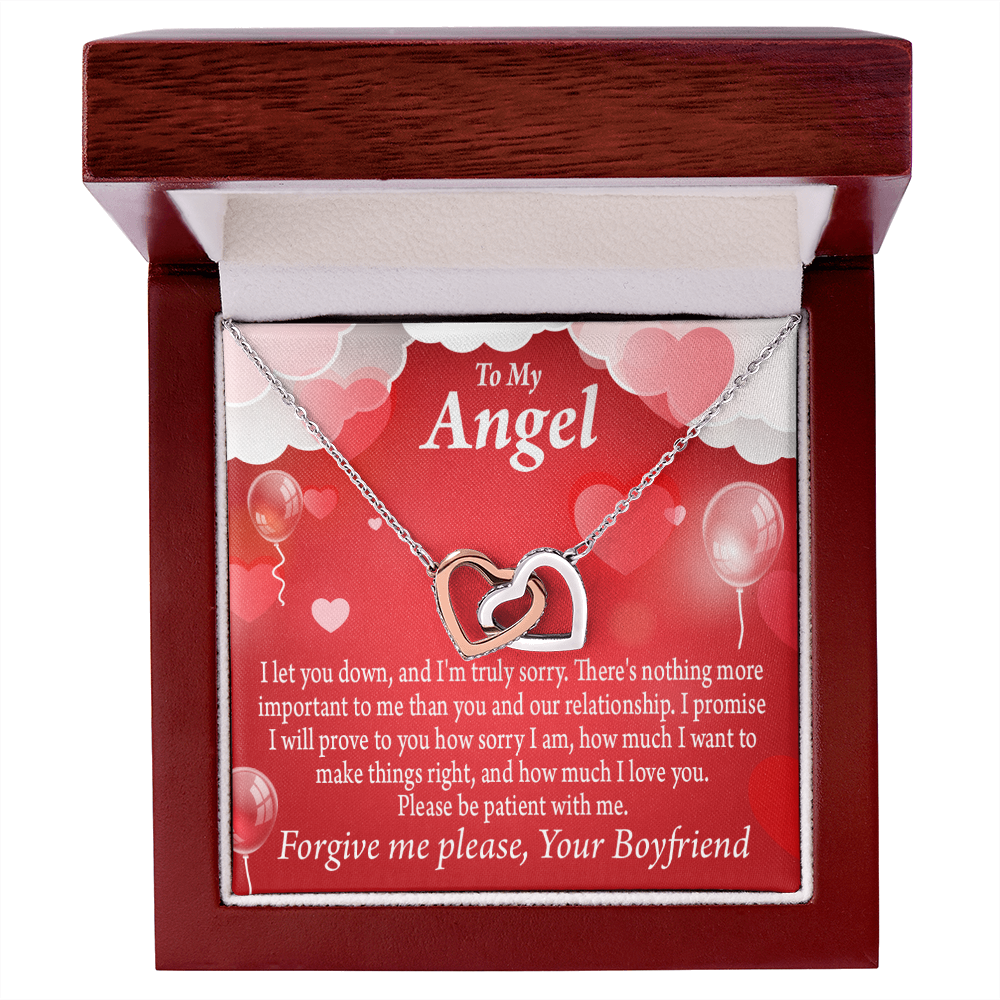 To My Girlfriend Forgive Me Inseparable Necklace-Express Your Love Gifts