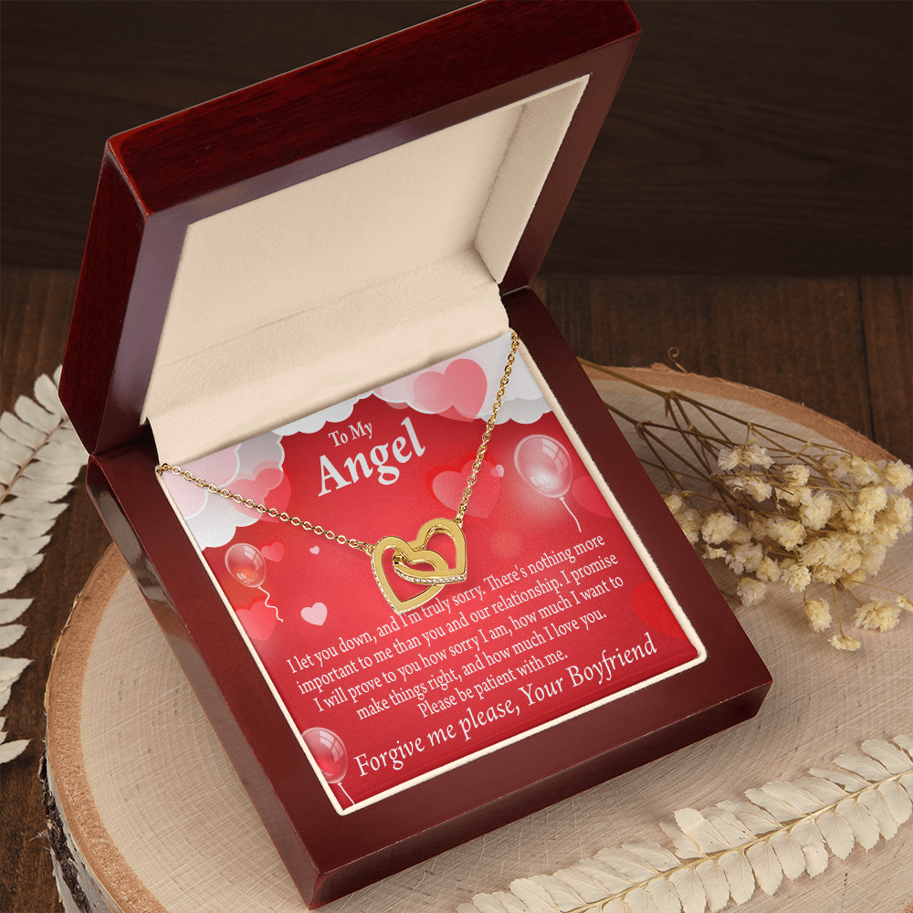 To My Girlfriend Forgive Me Inseparable Necklace-Express Your Love Gifts