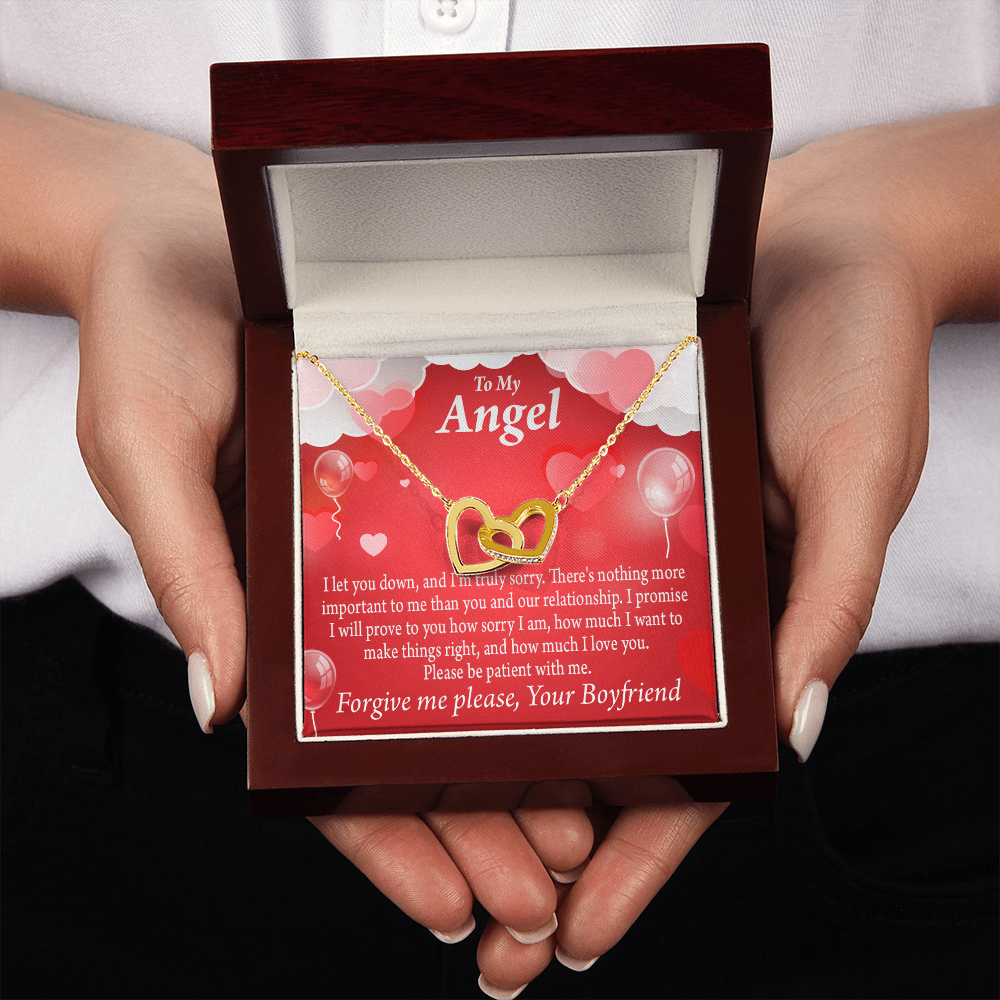 To My Girlfriend Forgive Me Inseparable Necklace-Express Your Love Gifts