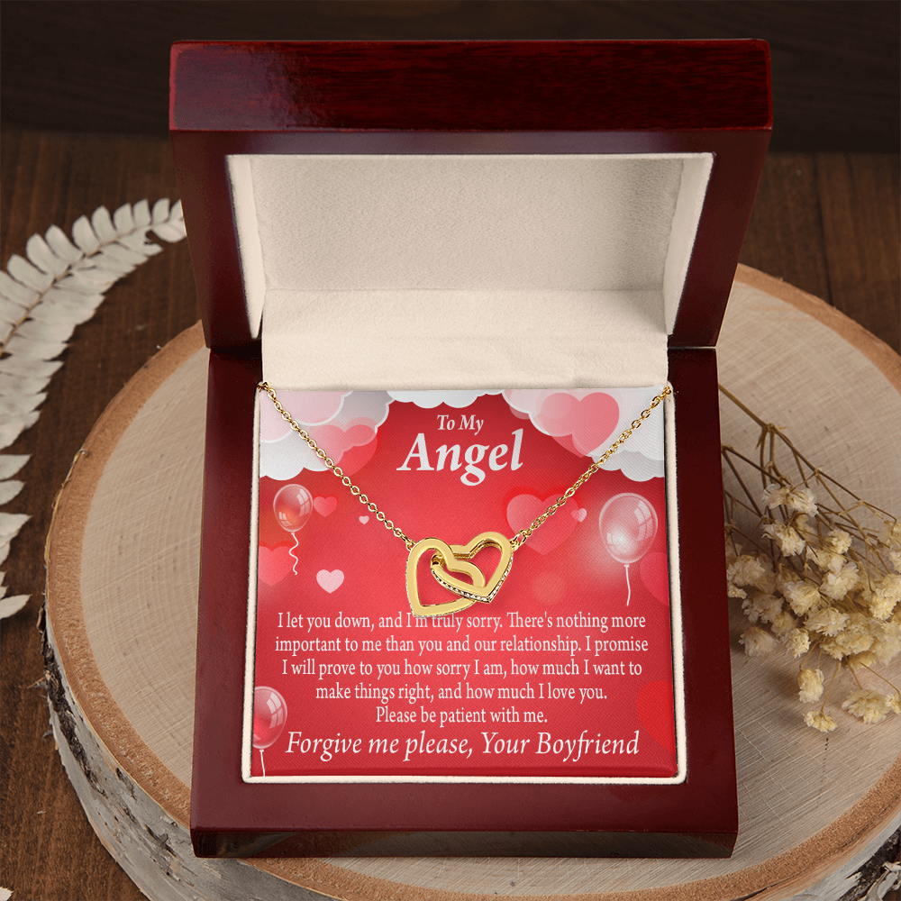 To My Girlfriend Forgive Me Inseparable Necklace-Express Your Love Gifts
