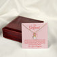 To My Girlfriend From the Day You Walked Into My Life Alluring Ribbon Necklace Message Card-Express Your Love Gifts