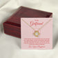 To My Girlfriend From the Day You Walked Into My Life Infinity Knot Necklace Message Card-Express Your Love Gifts