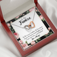 To My Girlfriend Future is Brighter Inseparable Necklace-Express Your Love Gifts