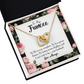 To My Girlfriend Future is Brighter Inseparable Necklace-Express Your Love Gifts