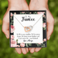 To My Girlfriend Future is Brighter Inseparable Necklace-Express Your Love Gifts