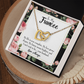 To My Girlfriend Future is Brighter Inseparable Necklace-Express Your Love Gifts