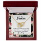 To My Girlfriend Future is Brighter Inseparable Necklace-Express Your Love Gifts
