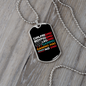 To My Girlfriend Gaming Design for Gaming Lover Girlfriend Necklace Stainless Steel or 18k Gold Dog Tag 24" Chain-Express Your Love Gifts