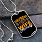 To My Girlfriend Girlfriend Fiancee Wife Mommy Yellow Necklace Stainless Steel or 18k Gold Dog Tag 24" Chain-Express Your Love Gifts