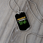 To My Girlfriend Girlfriend Fiancee Wife TranspArent Necklace Stainless Steel or 18k Gold Dog Tag 24" Chain-Express Your Love Gifts