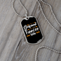To My Girlfriend Girlfriend Fiancee Wife Yellow Necklace Stainless Steel or 18k Gold Dog Tag 24" Chain-Express Your Love Gifts