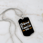 To My Girlfriend Girlfriend Fiancee Wife Yellow Necklace Stainless Steel or 18k Gold Dog Tag 24" Chain-Express Your Love Gifts