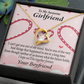 To My Girlfriend Girlfriend Gift We'll Be Together Forever Forever Necklace w Message Card-Express Your Love Gifts
