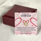 To My Girlfriend Girlfriend Gift We'll Be Together Forever Infinity Knot Necklace Message Card-Express Your Love Gifts