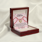 To My Girlfriend Girlfriend Gift We'll Be Together Forever Infinity Knot Necklace Message Card-Express Your Love Gifts