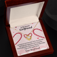 To My Girlfriend Girlfriend Gift We'll Be Together Forever Infinity Knot Necklace Message Card-Express Your Love Gifts