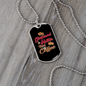 To My Girlfriend Girlfriend Hotter Than Coffee Necklace Stainless Steel or 18k Gold Dog Tag 24" Chain-Express Your Love Gifts