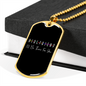 To My Girlfriend Girlfriend I'll Be There For You Necklace Stainless Steel or 18k Gold Dog Tag 24" Chain-Express Your Love Gifts