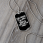 To My Girlfriend Girlfriend of The Best FIrefighter Necklace Stainless Steel or 18k Gold Dog Tag 24" Chain-Express Your Love Gifts