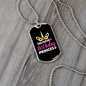 To My Girlfriend Girlfriend Of The Birthday Princess Necklace Stainless Steel or 18k Gold Dog Tag 24" Chain-Express Your Love Gifts
