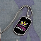 To My Girlfriend Girlfriend Of The Birthday Princess Necklace Stainless Steel or 18k Gold Dog Tag 24" Chain-Express Your Love Gifts