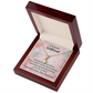 To My Girlfriend Girlfriend The Only One For Me Alluring Ribbon Necklace Message Card-Express Your Love Gifts